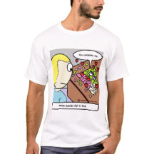 Als Puzzles in liefde Herfsten