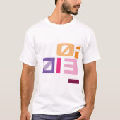 Als Pythagoras van electro hield T-shirt (Voorkant)