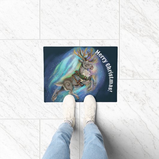 Als rendieren vliegen deurmat (Binnen)