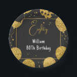 Als Retro Fun Adult Humor Happy Chic 80th Birthday Papieren Bordje<br><div class="desc">Stap terug in de tijd en vier 80 fantastische jaren! Als Retro Fun Adult Humor Happy Chic 80th Birthday Paper combineren Borden charme met speelse humor om creëer de perfecte aankondiging te maken voor deze mijlpaal. Maak indruk op je gasten met een ontwerp dat net zo chique en tijdloos is...</div>