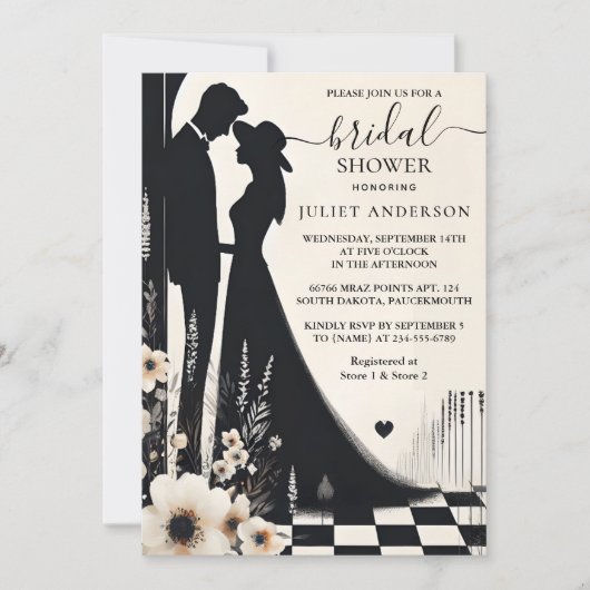 Als Retro Studio Creative geïllustreerd Vrijgezell Kaart (Voorkant)