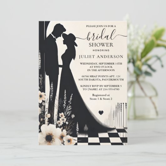 Als Retro Studio Creative geïllustreerd Vrijgezell Kaart (Staand voorkant)