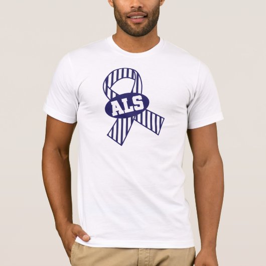 ALS Ribbon Awareness T-shirt (Voorkant)