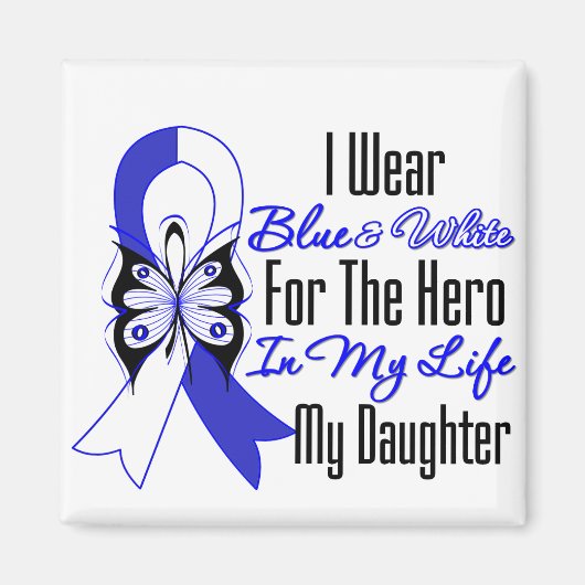 ALS Ribbon Hero in Mijn leven Mijn dochter Magneet (Voorkant)