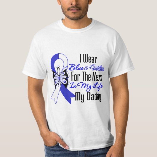 ALS Ribbon Hero in Mijn leven Mijn vader T-shirt (Voorkant)