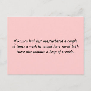 Als Romeo net... Briefkaart