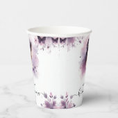 Als Royal Gold Tiara Lila licht Paarse Quinceanera Papieren Bekers (Rechts)