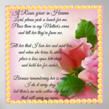 Als Rozen in de hemel groeien, kies dan een plekje