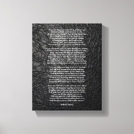 Als Rudyard Kipling klein is Canvas Afdruk