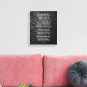 Als Rudyard Kipling klein is Canvas Afdruk (Insitu (Woonkamer))