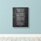 Als Rudyard Kipling klein is Canvas Afdruk (Insitu (Houten vloer))