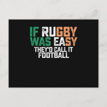 Als Rugby Eenvoudig Was, Zouden Ze Het Voetbal Noe