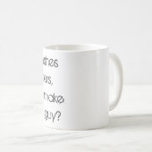 Als Satan de boosdoeners straffen... citaat. Koffiemok (Voorkant rechts)