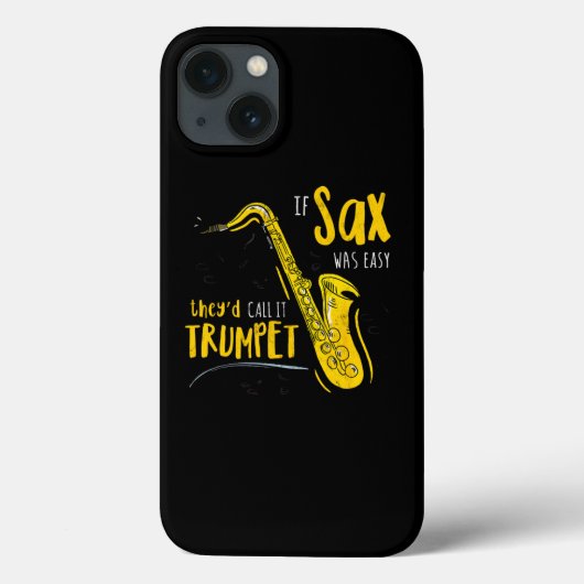 Als Saxophone makkelijk was, noemen ze het gewoon  Case-Mate iPhone Case (Achterkant)