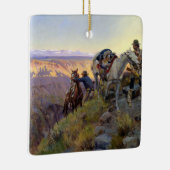 “Als schaduwen de dood aankondigen” van Charles M  Keramisch Ornament (Rechts)