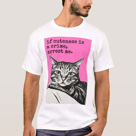 Als Schattigheid een Misdaad is T-shirt (Voorkant)