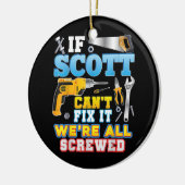 Als Scott het niet kan oplossen, zijn we allemaal Keramisch Ornament (Links)