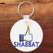 Als Shabbat Sleutelhanger (Voorkant)