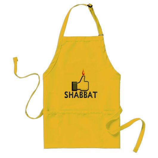 Als Shabbat Standaard Schort (Voorkant)