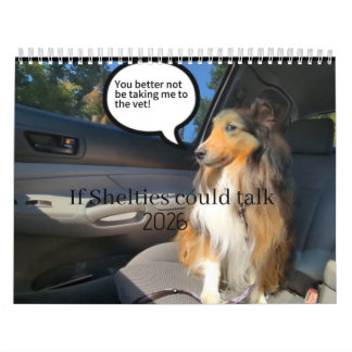 Als Shelties konden praten Kalender