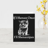 Als shenan shenanigan St. Patrick's Day kat meme Kaart (Gele Bloem)