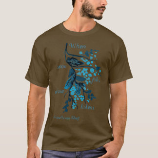 Als sneeuw herfst t-shirt