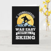 Als Snowboarding makkelijk was Kaart (Gele Bloem)