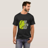 Als Softball Vader Papaw Coach T-shirt (Voorkant volledig)