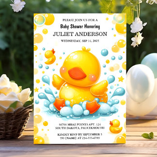 Als Speelgoed Pool Foam Bash Twin Rubber Duck Baby Kaart