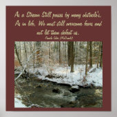 Als Stream nog steeds door velen... Poster (Voorkant)