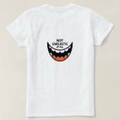 Als stress calorieën verbrandt t-shirt (Design achterkant)