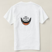 Als stress calorieën verbrandt t-shirt (Design achterkant)