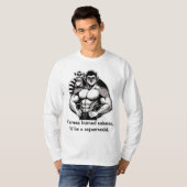 Als stress calorieën verbrandt t-shirt (Voorkant volledig)