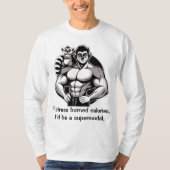 Als stress calorieën verbrandt t-shirt (Voorkant)