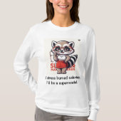 Als stress calorieën verbrandt t-shirt (Voorkant)