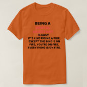 Als tandheelkundige assistent t-shirt (Design voorkant)