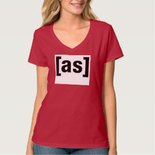 Als tekst T-shirt - eenvoudige en doordachte vibes