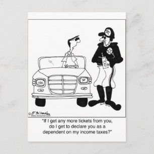 Als ten laste komende ambtenaar briefkaart