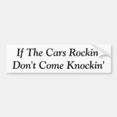Als The Cars Rockin' - Bumpersticker (Voorkant)
