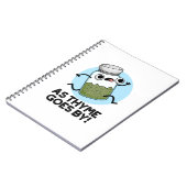 Als Tijm Verstrijkt Grappige Kruiden Specerij Woor Notitieboek (Linkerzijde)