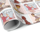 Als toiletten kunnen praten over omslagpapier cadeaupapier (Rol Hoek)