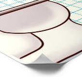 Als toiletten kunnen praten poster (Hoek)