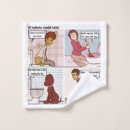 Als toiletten kunnen praten washandje