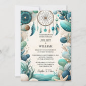 Als Tribal Aqua Zand Werk Gestapeld Zee Glas Bruil Kaart (Voorkant)