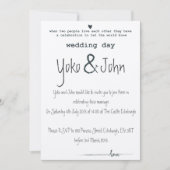 Als twee mensen van elkaar houden kaart (Voorkant)