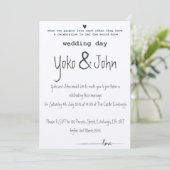 Als twee mensen van elkaar houden kaart (Staand voorkant)