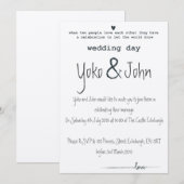 Als twee mensen van elkaar houden kaart (Voorkant / Achterkant)