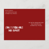 Als twee stukjes van een puzzel briefkaart (Achterkant)