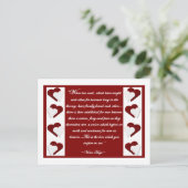 Als twee zielen... Victor Hugo Quote Briefkaart (Staand voorkant)