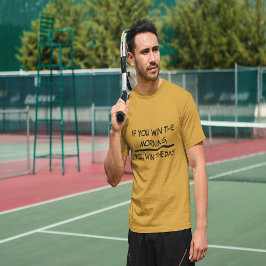 Als u de ochtend wint, wint u de dag t-shirt
